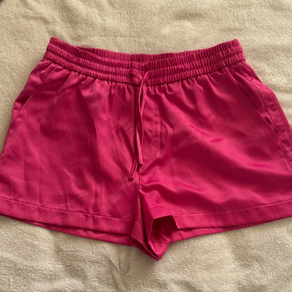 Zara Women's Hot Pink Athletic Shorts